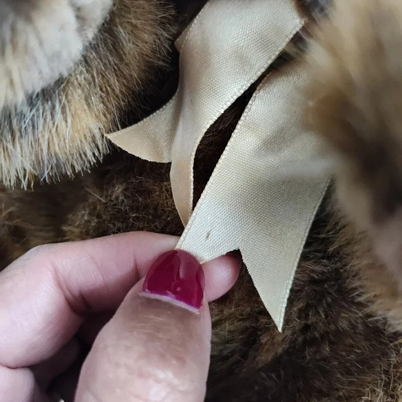 Vtg Ty Beanie Babies Magee Bear Plush Stuffed Animal Sitting Toy Age 3 Up 9 in - Picture 12 of 12